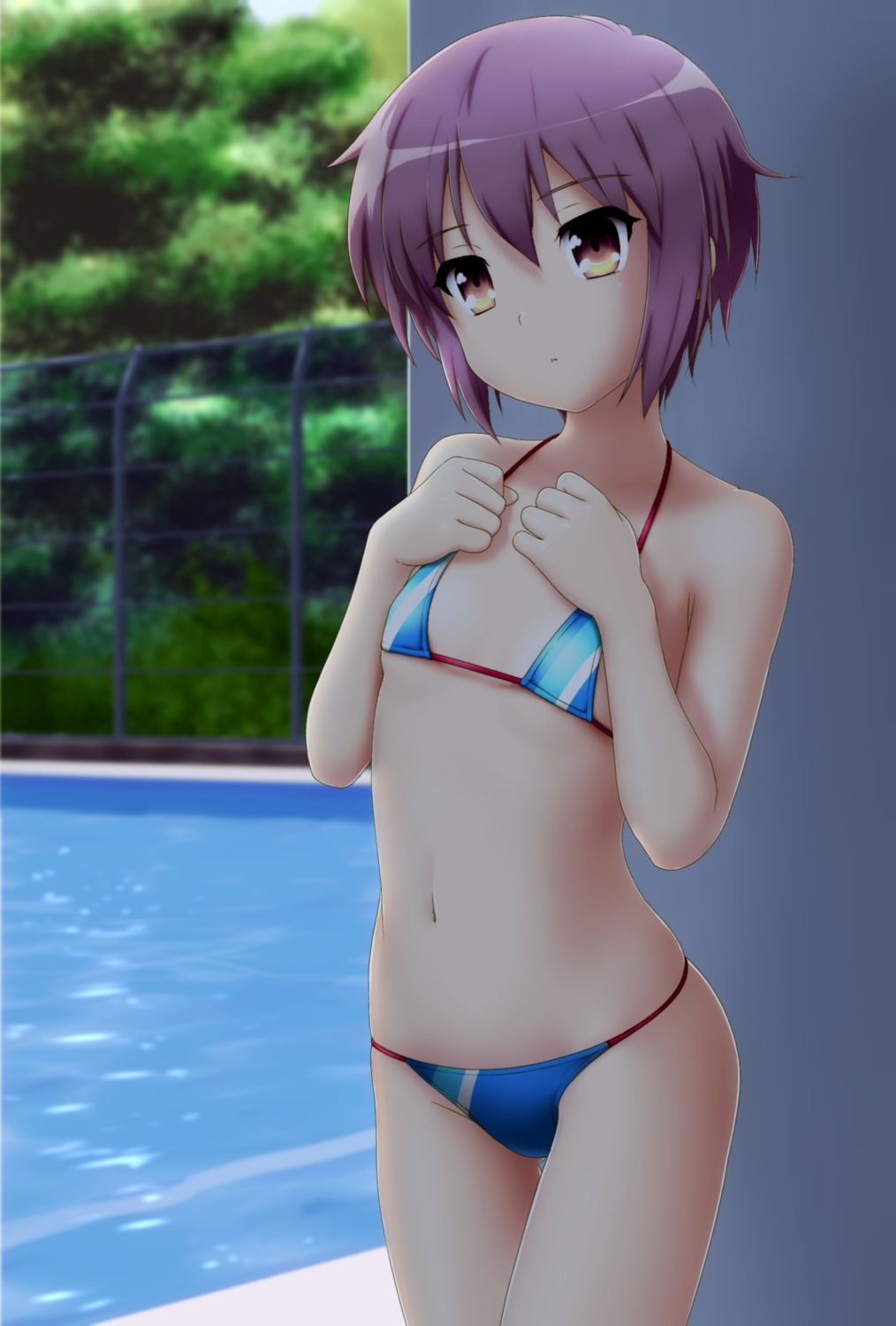 Akahige Suzumiya Haruhi No Yuuutsu Nagato Yuki Bikini